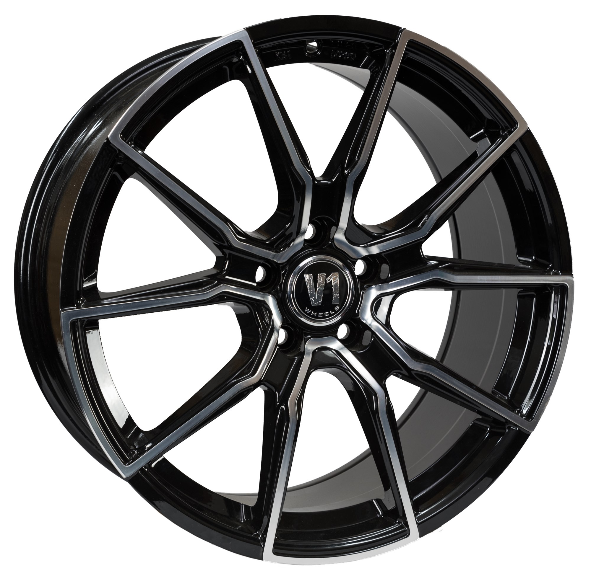 V1 WHEELS V1 ZWART GEPOLIJST 4052894990031